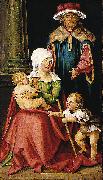 Hans von Kulmbach Mary Salome and Zebedee with their Sons James the Greater and John the Evangelist